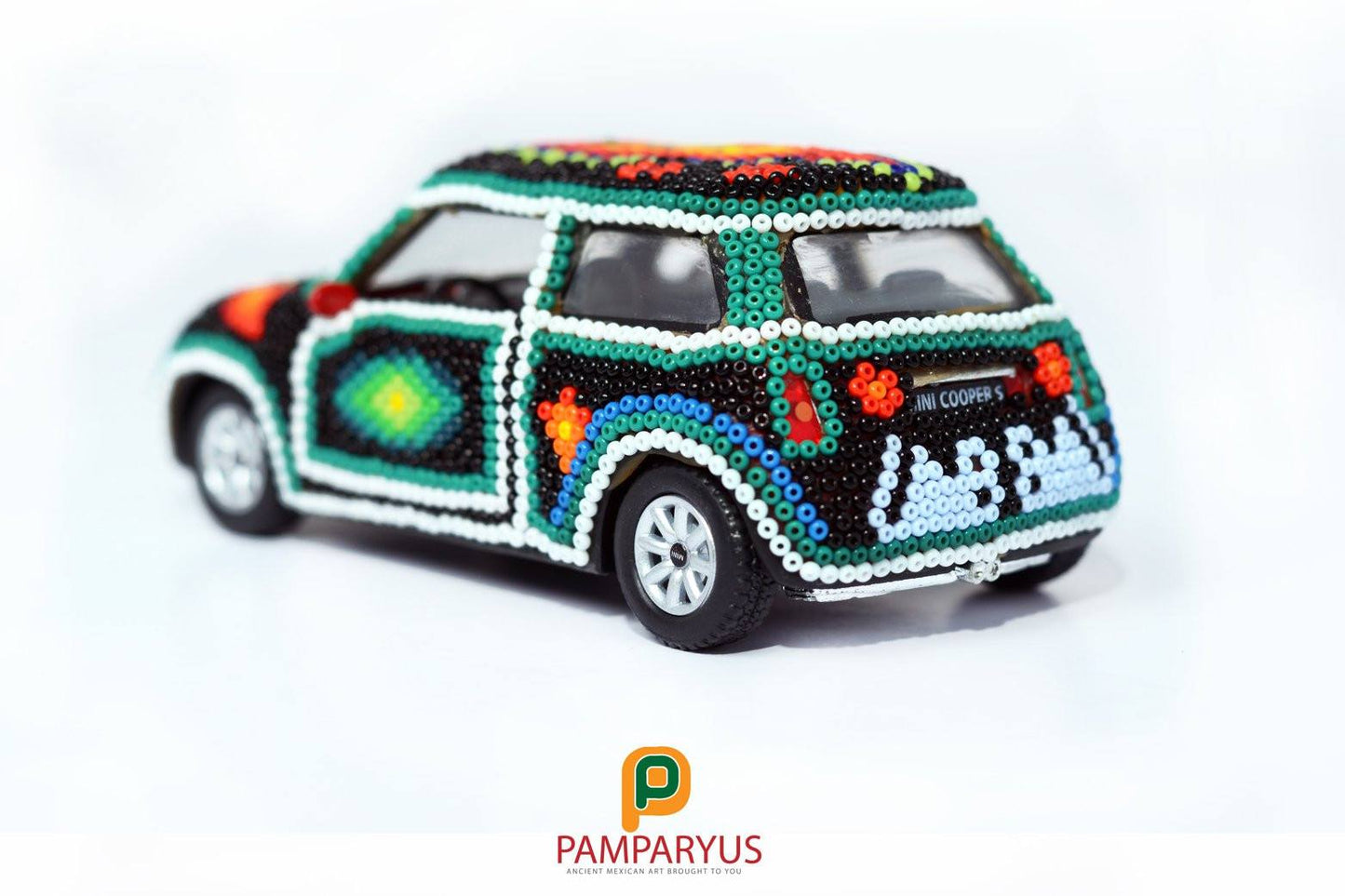 Mini Cooper Huichol Arte Huichol - Pamparyus