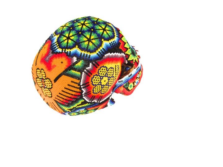 Craneo Calavera Huichol Arte Huichol - Pamparyus