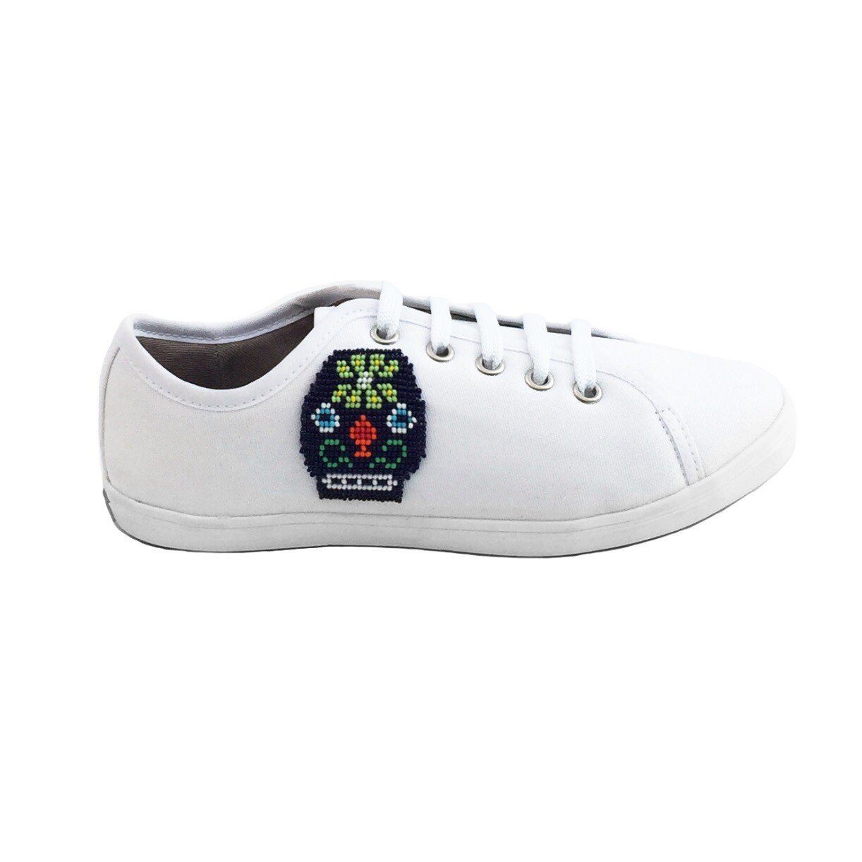 TENIS HUICHOL CALAVERA Arte Huichol - Pamparyus