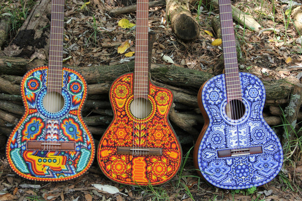 Guitarras Pamparyus Corchea Huichol
