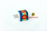 Huichol Beaded USB Charger 12 to 24 vdc Arte Huichol - Pamparyus 