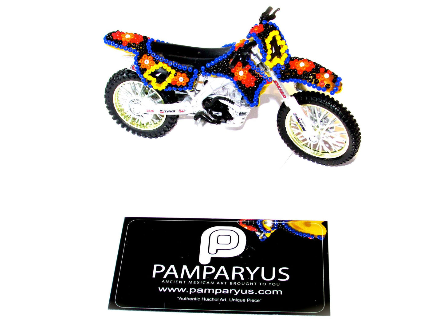 Motocicleta Huichol Arte Huichol - Pamparyus 