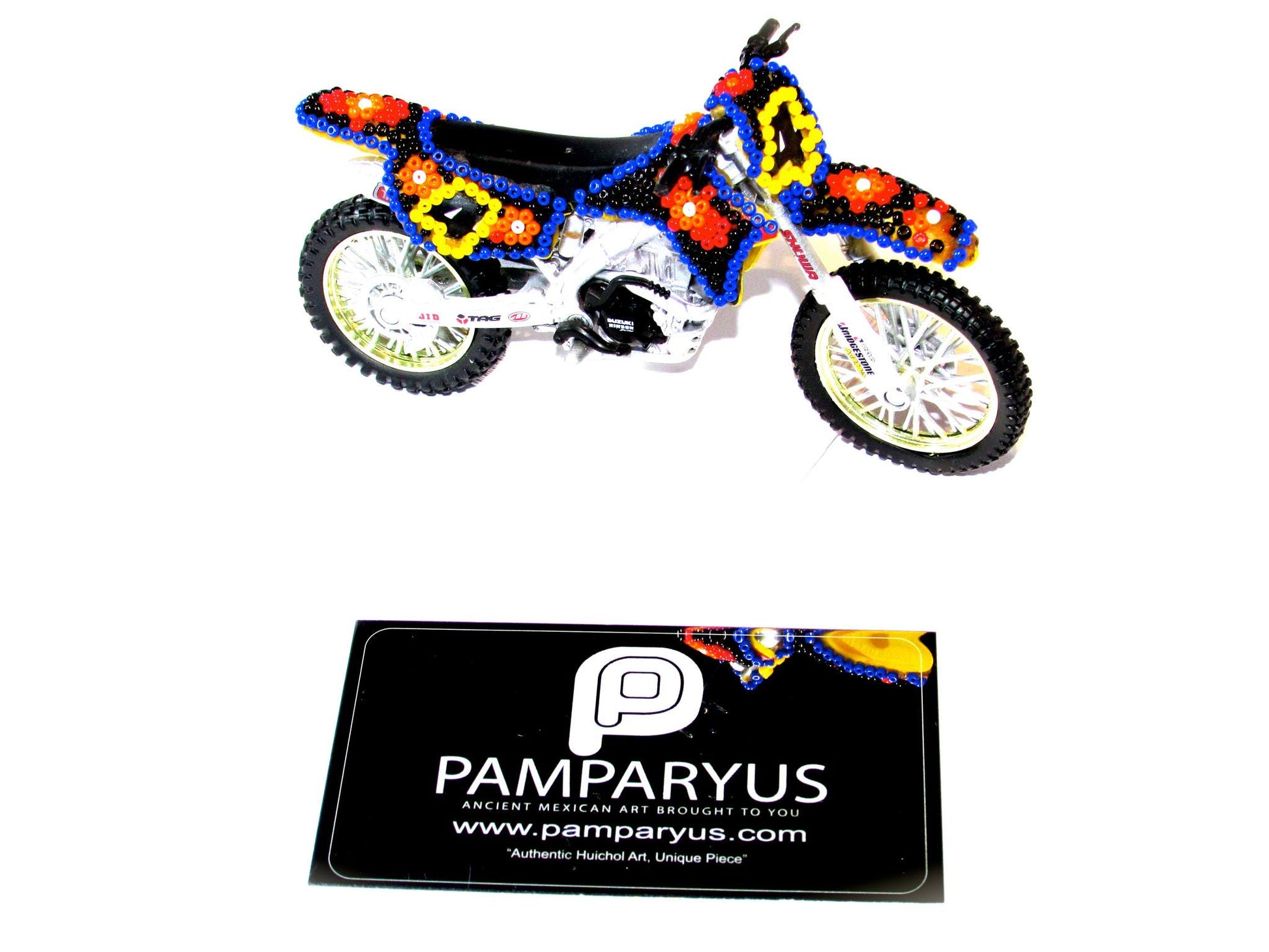 Motocicleta Huichol Arte Huichol - Pamparyus 