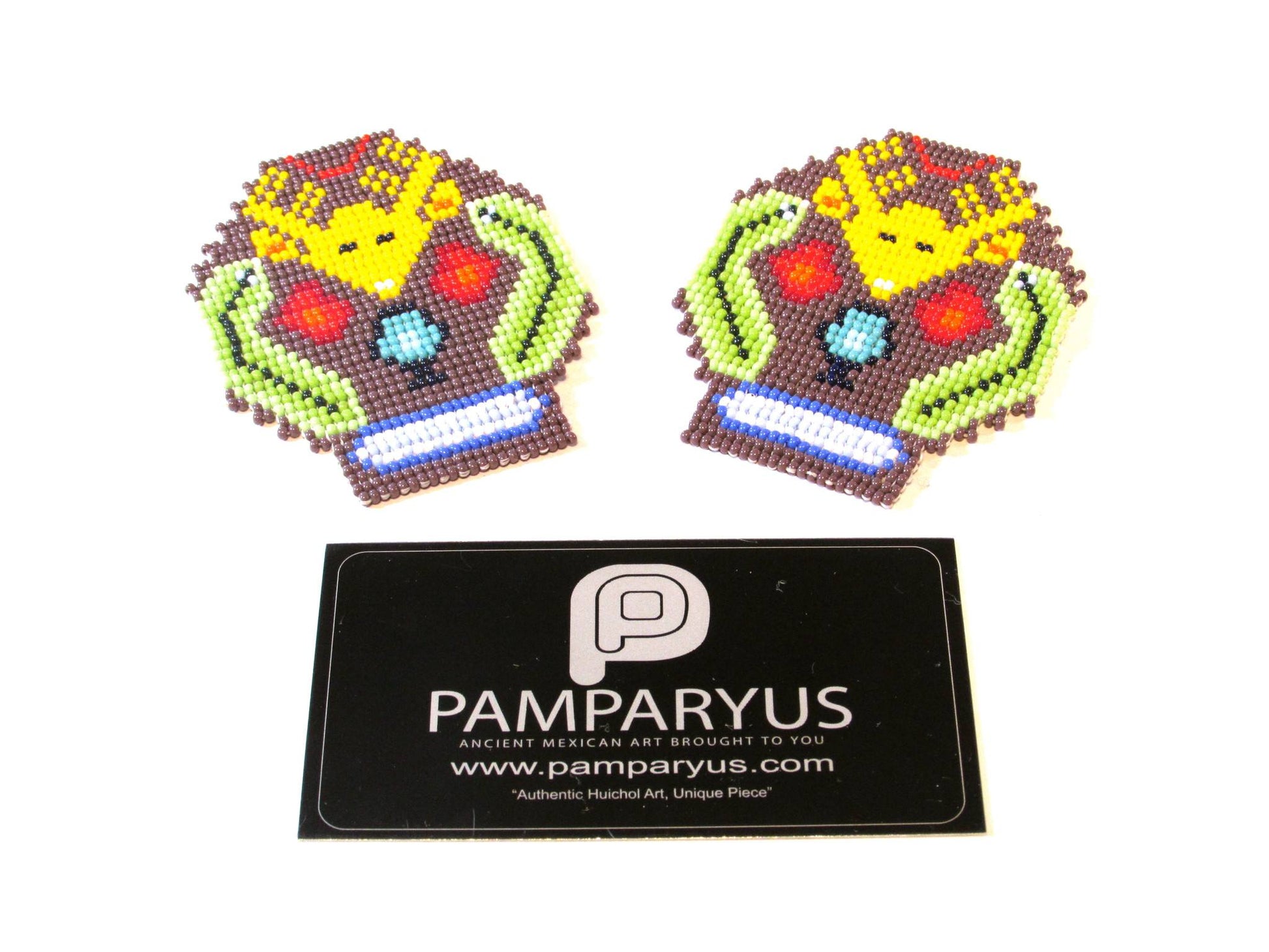 Parches Cráneo Huichol Arte Huichol - Pamparyus 