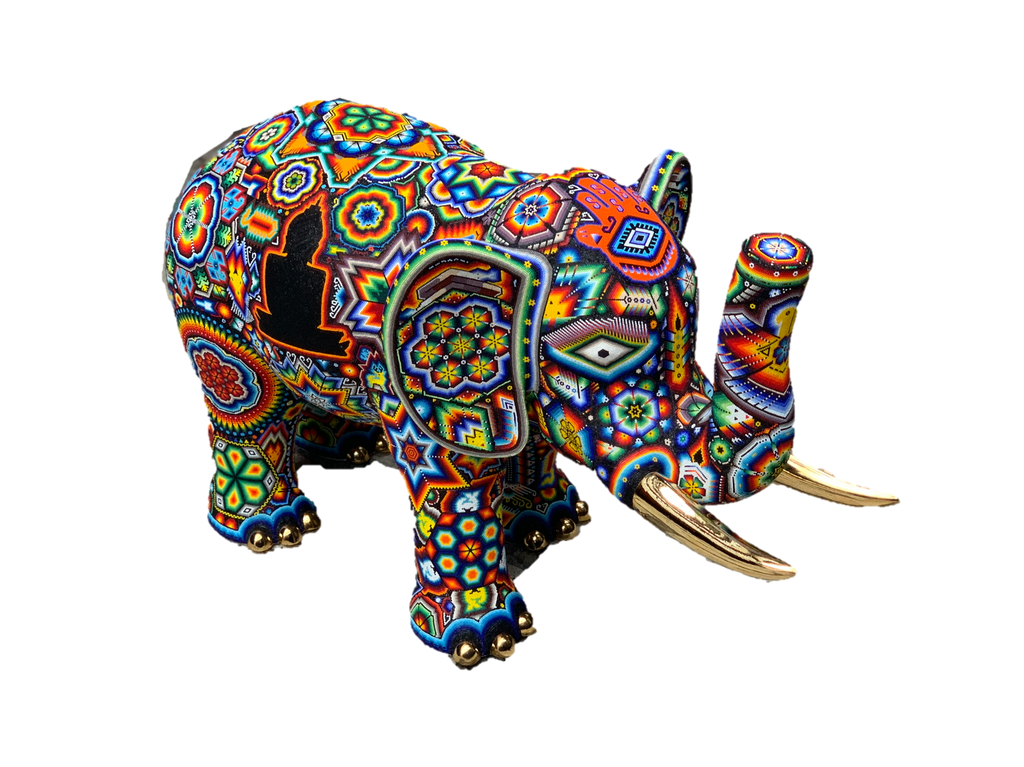 Elefante Huichol Buddha - Pamparyus